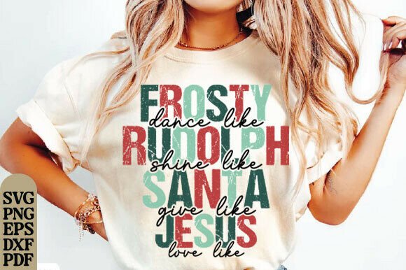 Christian Christmas Svg, Dance Like SVG for T-Shirt Designs and Graphics