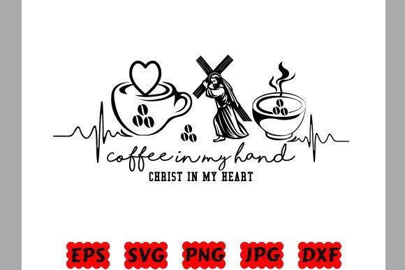 Christian Coffee SVG PNG: A Versatile Graphic for T-Shirt Designs