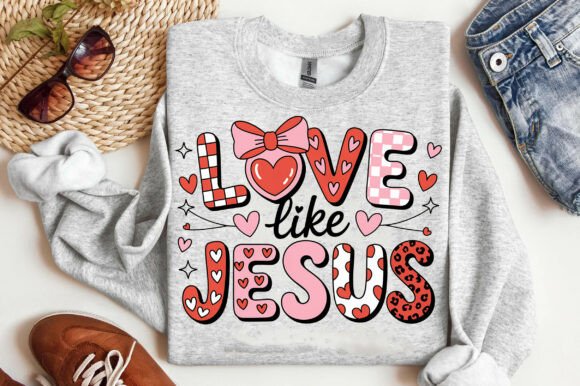 Christian Valentines Png, Love Png for T-Shirt Designs