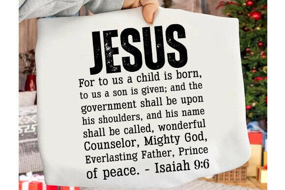 Jesus Christmas Png: Unique Graphics for T-Shirt Designs