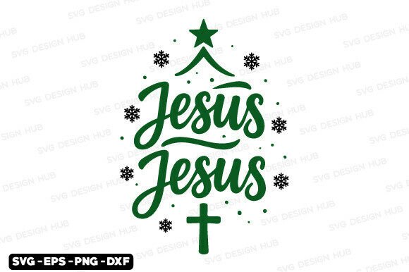 Jesus Christmas SVG: A Faithful T-Shirt Design Graphics