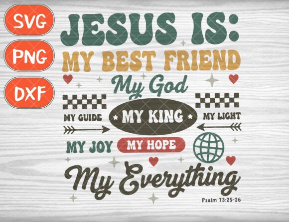 Jesus is My Everything SVG: Perfect for T-Shirt Designs & Graphics