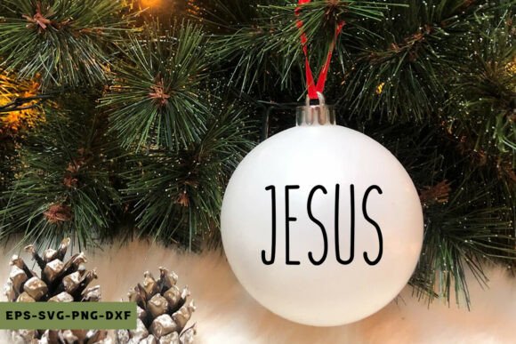 JESUS Ornament SVG: A Versatile Graphic for T-Shirt Designs