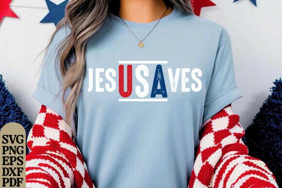 Jesus Saves USA SVG: A Versatile Graphic for T-Shirt Designs