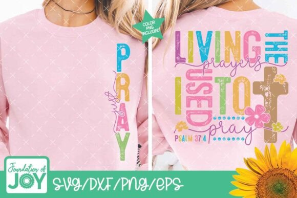 Just Pray Png, Christian Woman Svg for T-Shirt Designs and Graphics