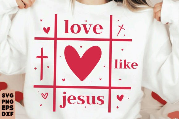 Love Like Jesus SVG: A Versatile Graphic for T-Shirt Designs