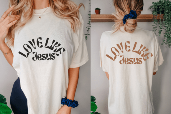 Love Like Jesus Svg, Distressed: A Versatile Graphic for T-Shirt Designs