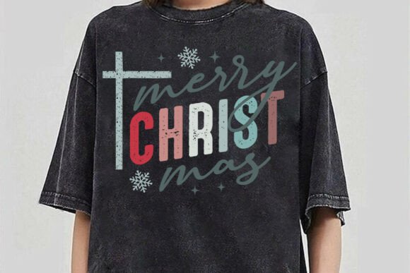 Merry Christmas Sweatshirt, Jesus Christ Graphics for T-Shirt Designs