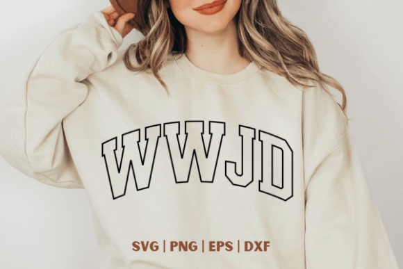 WWJD What Would Jesus Do Christian SVG for T-Shirt Designs and Graphics